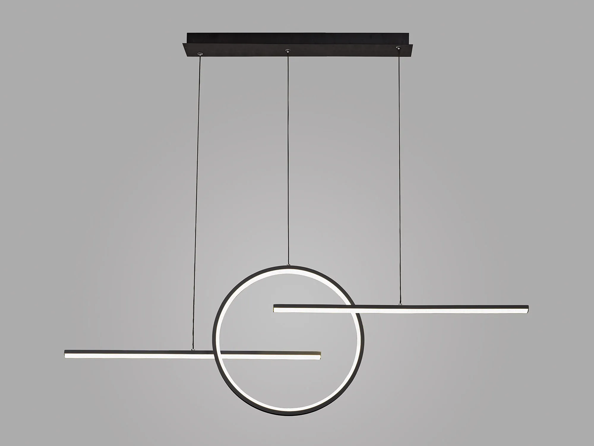 Kitesurf Black Ceiling Lights Mantra Linear Fittings
